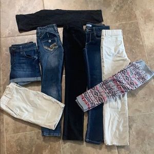 Bundle of girls size 6x-7 bottoms